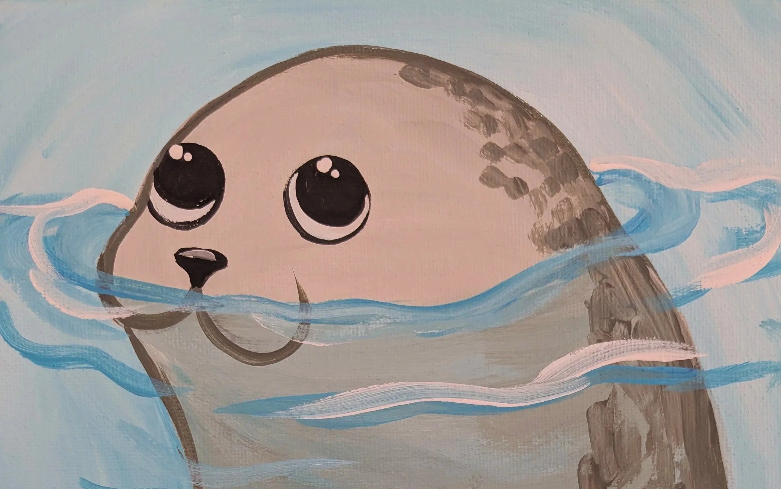 Seal Pup Paint Class