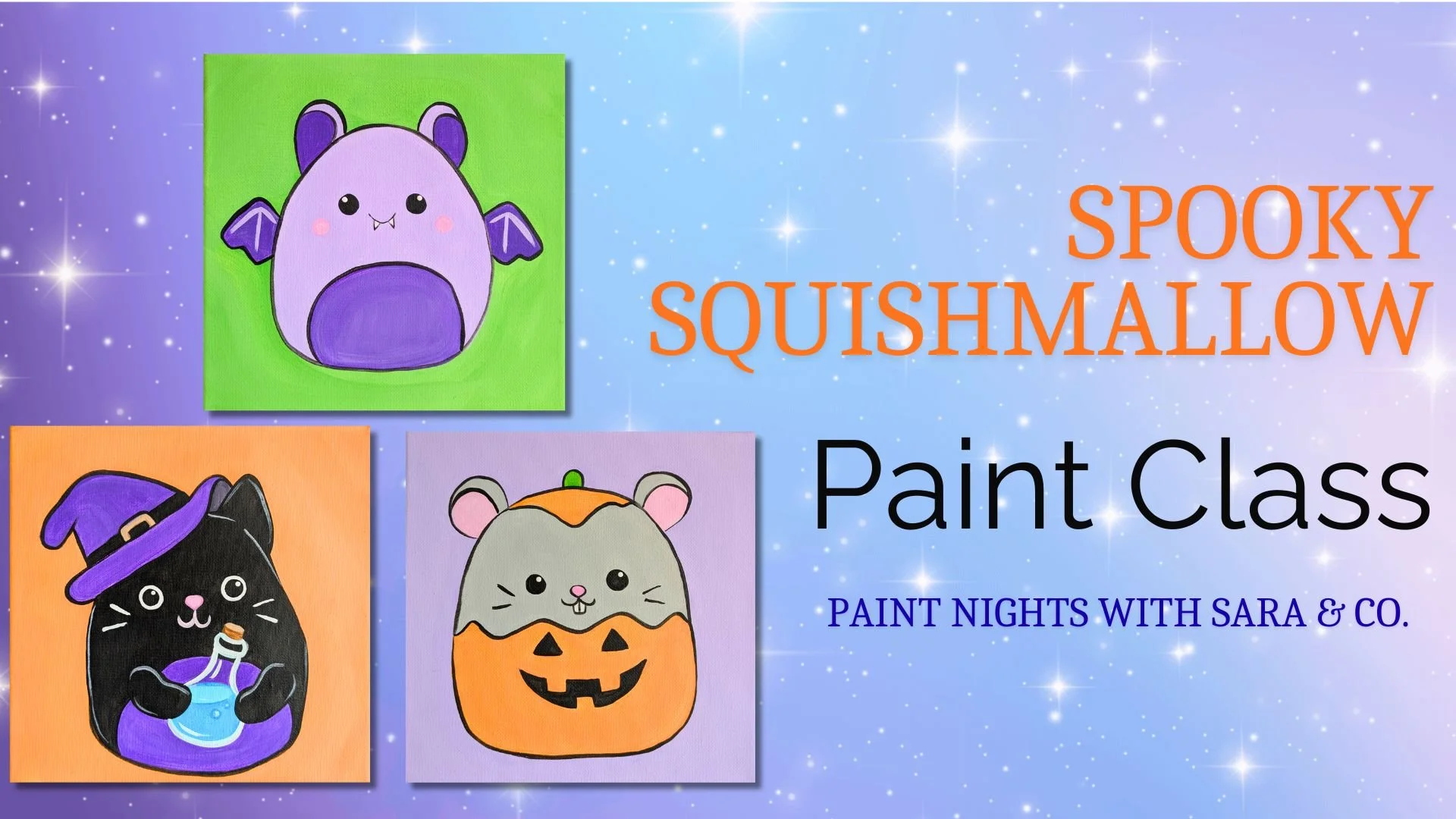Spooky Squishmallow Paint Class