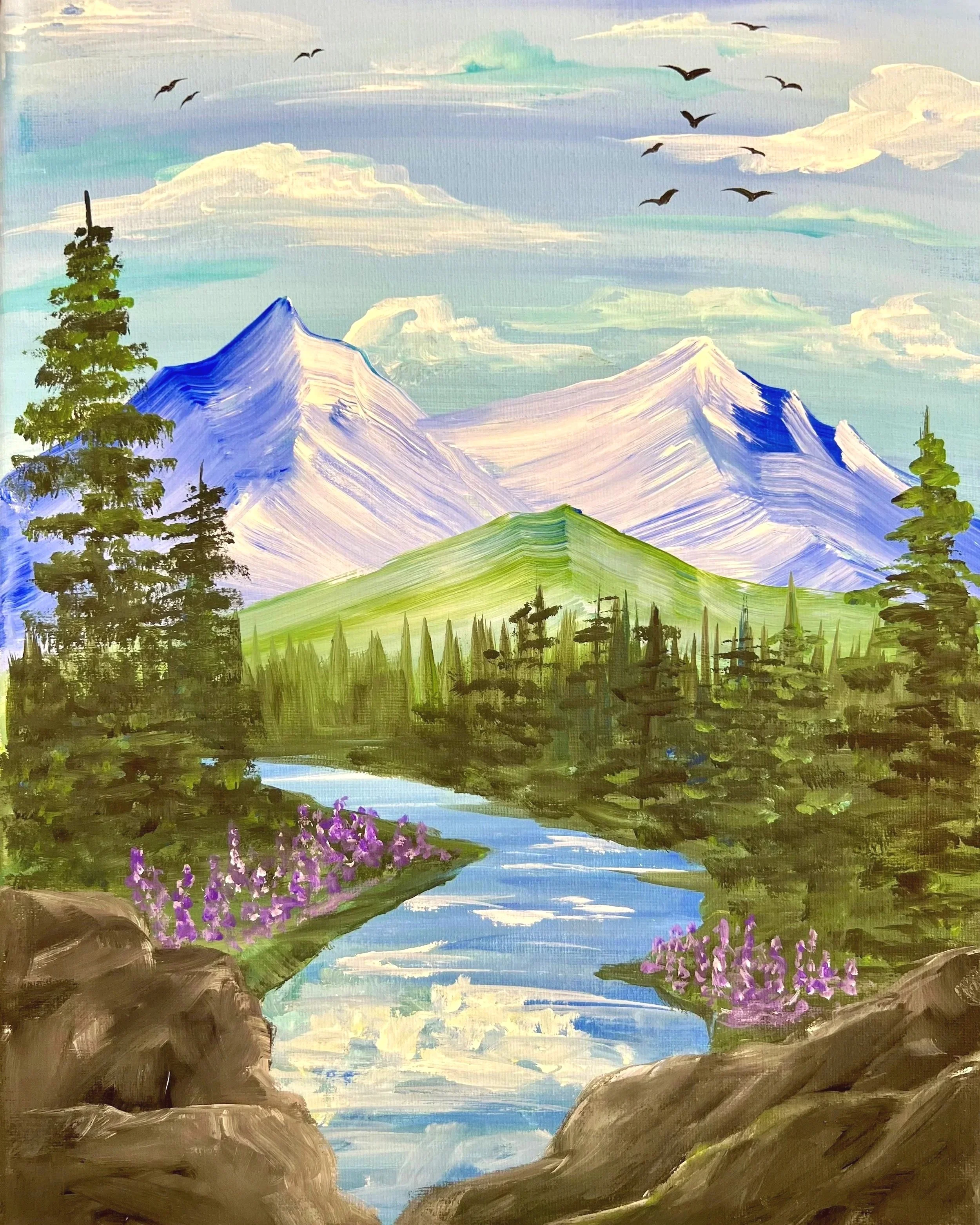Hiking Talkeetna Paint Night