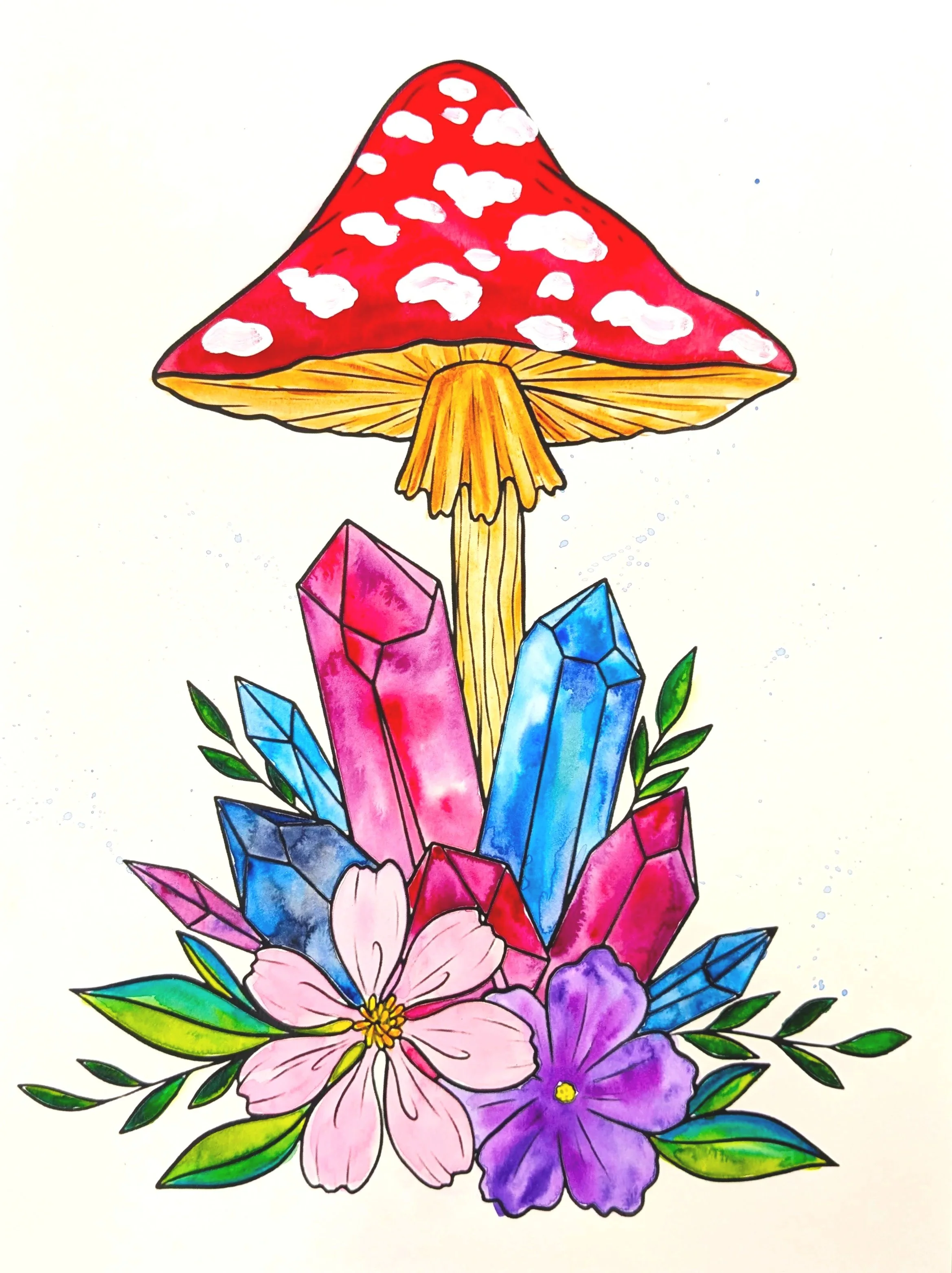 Mushroom Watercolor Workshop
