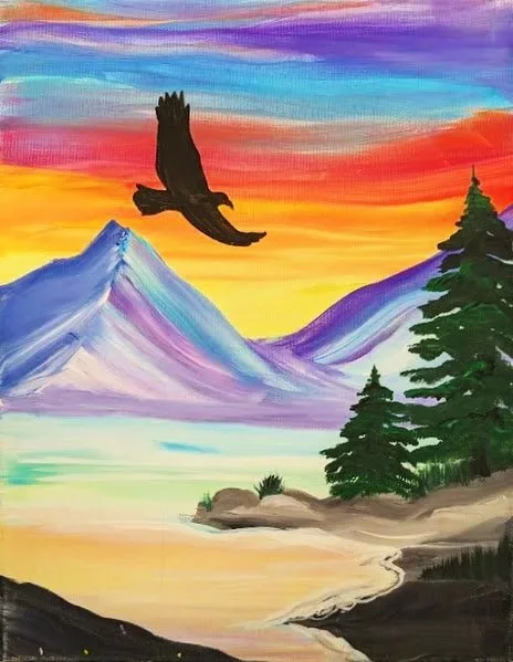 Coastal Eagle Paint Night