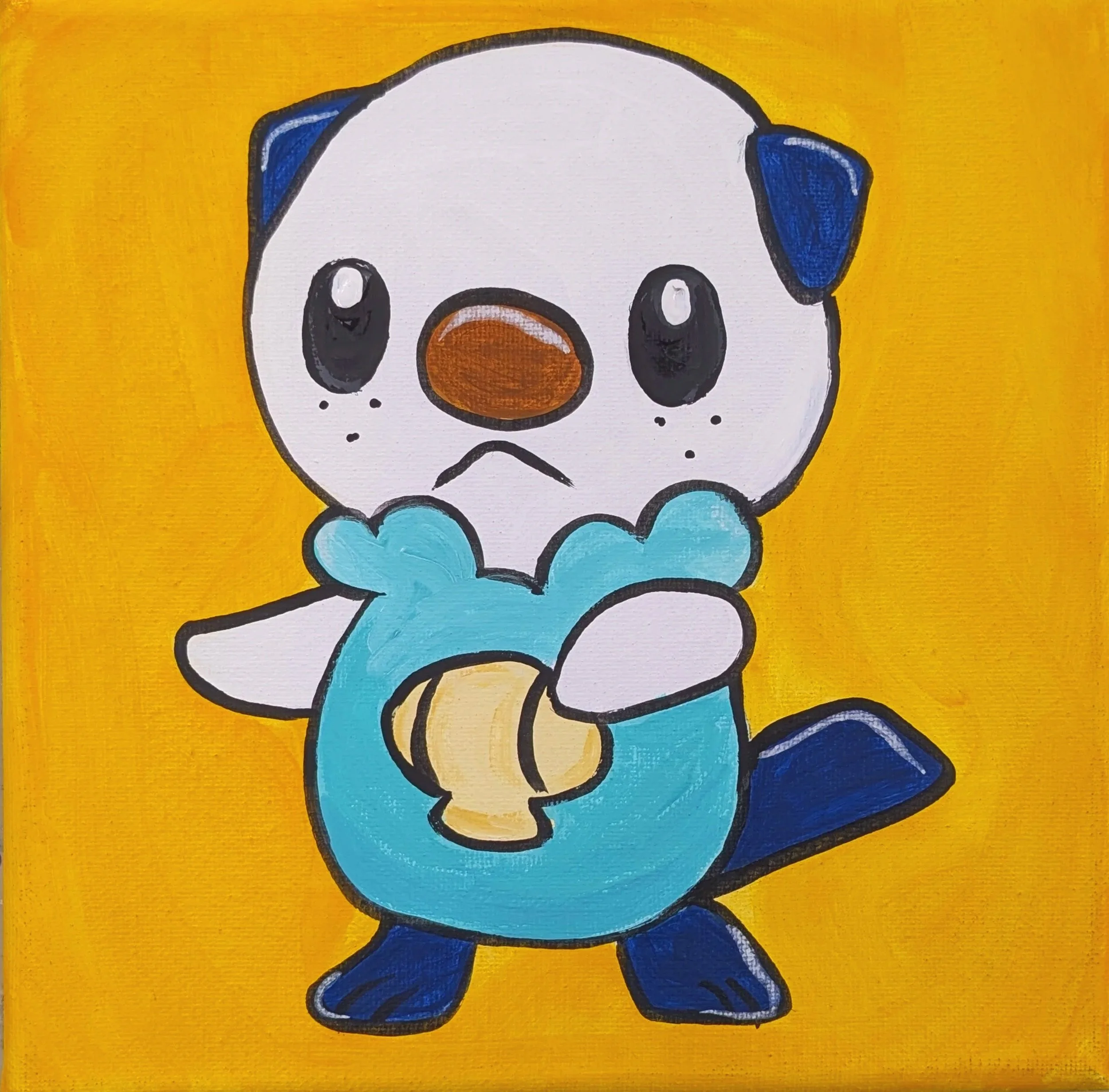 Oshawott Pokemon Paint Class