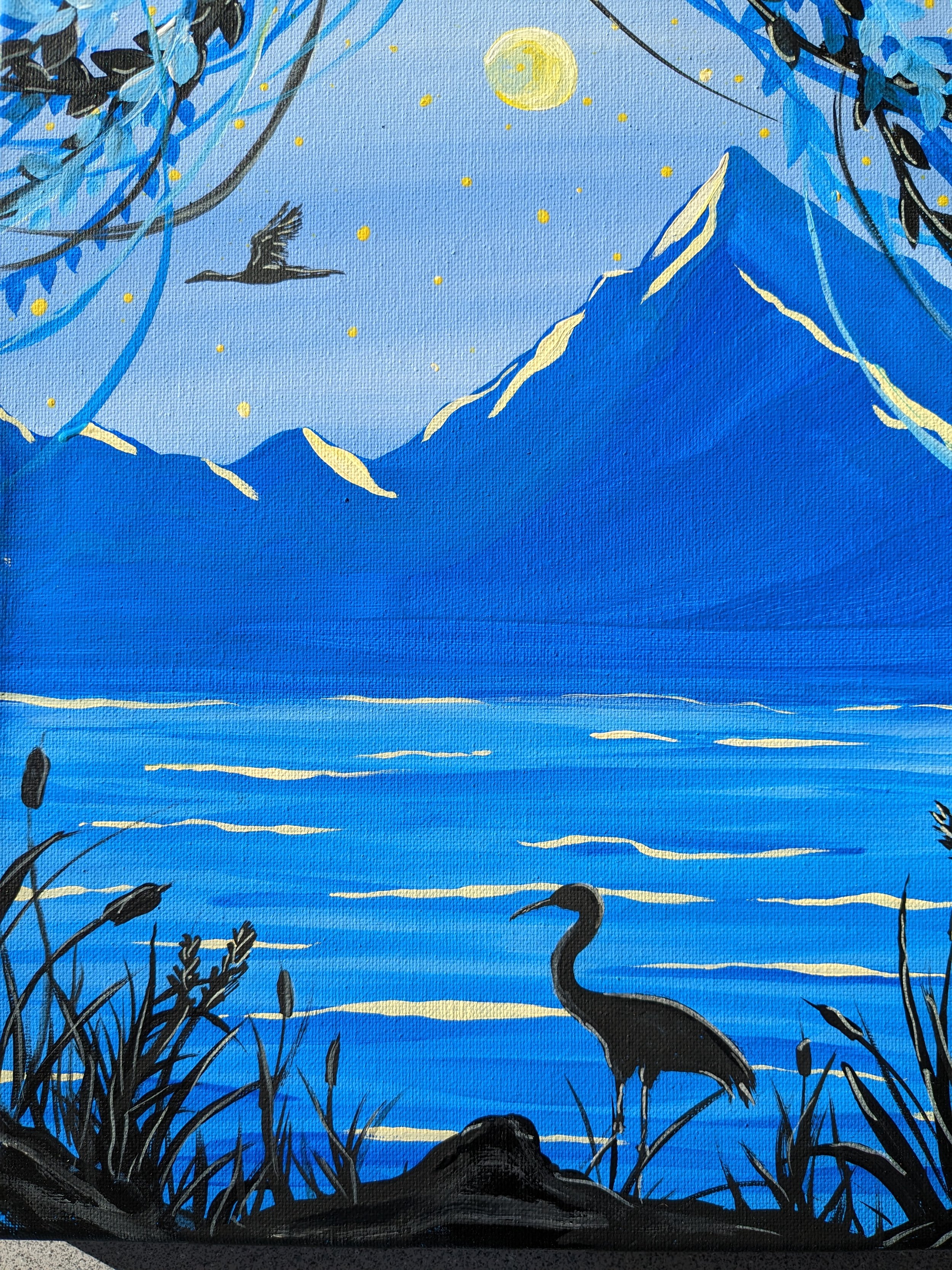 Evening Cranes Paint Night