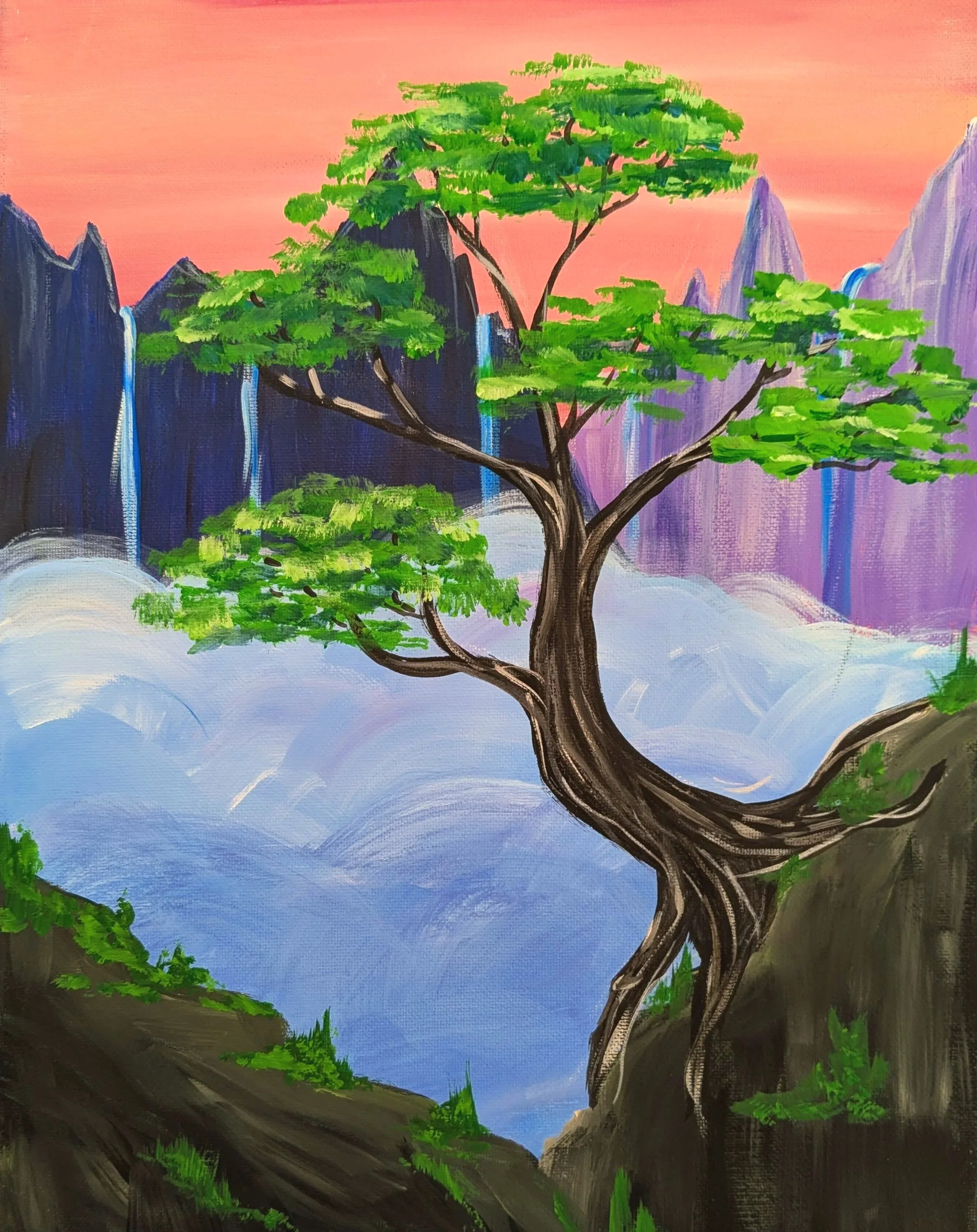 Bonsai Mist Paint Night