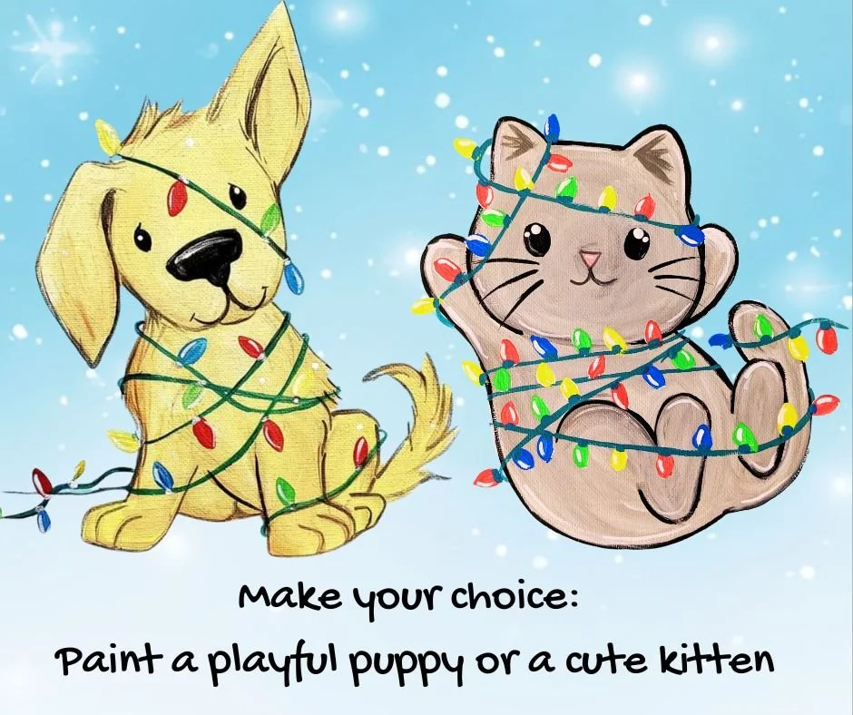 Christmas Helpers Paint Class