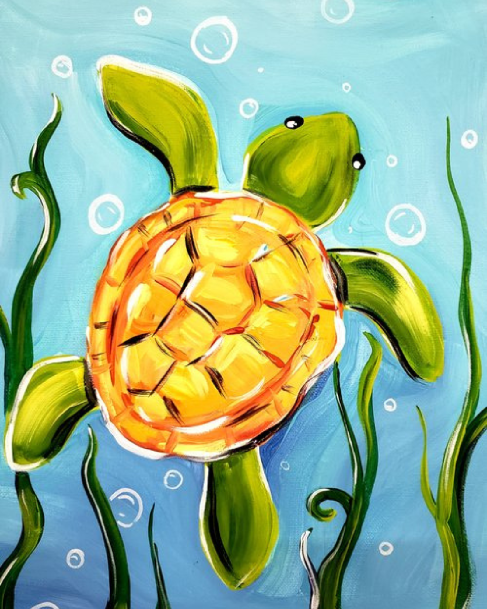 Baby Turtle Paint Class