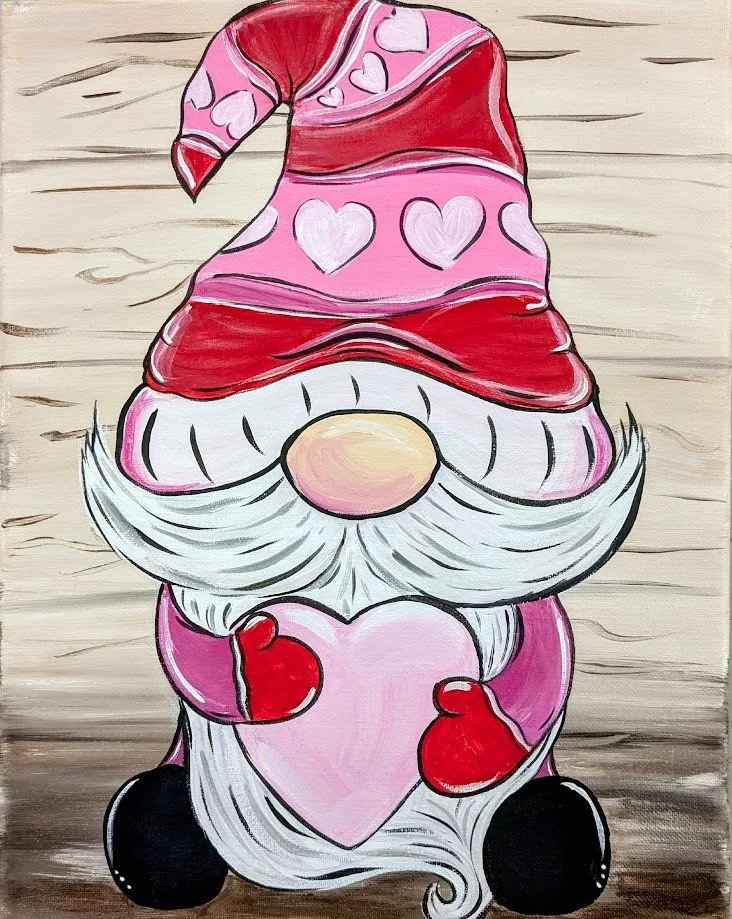 Sweetheart Gnome Paint Night
