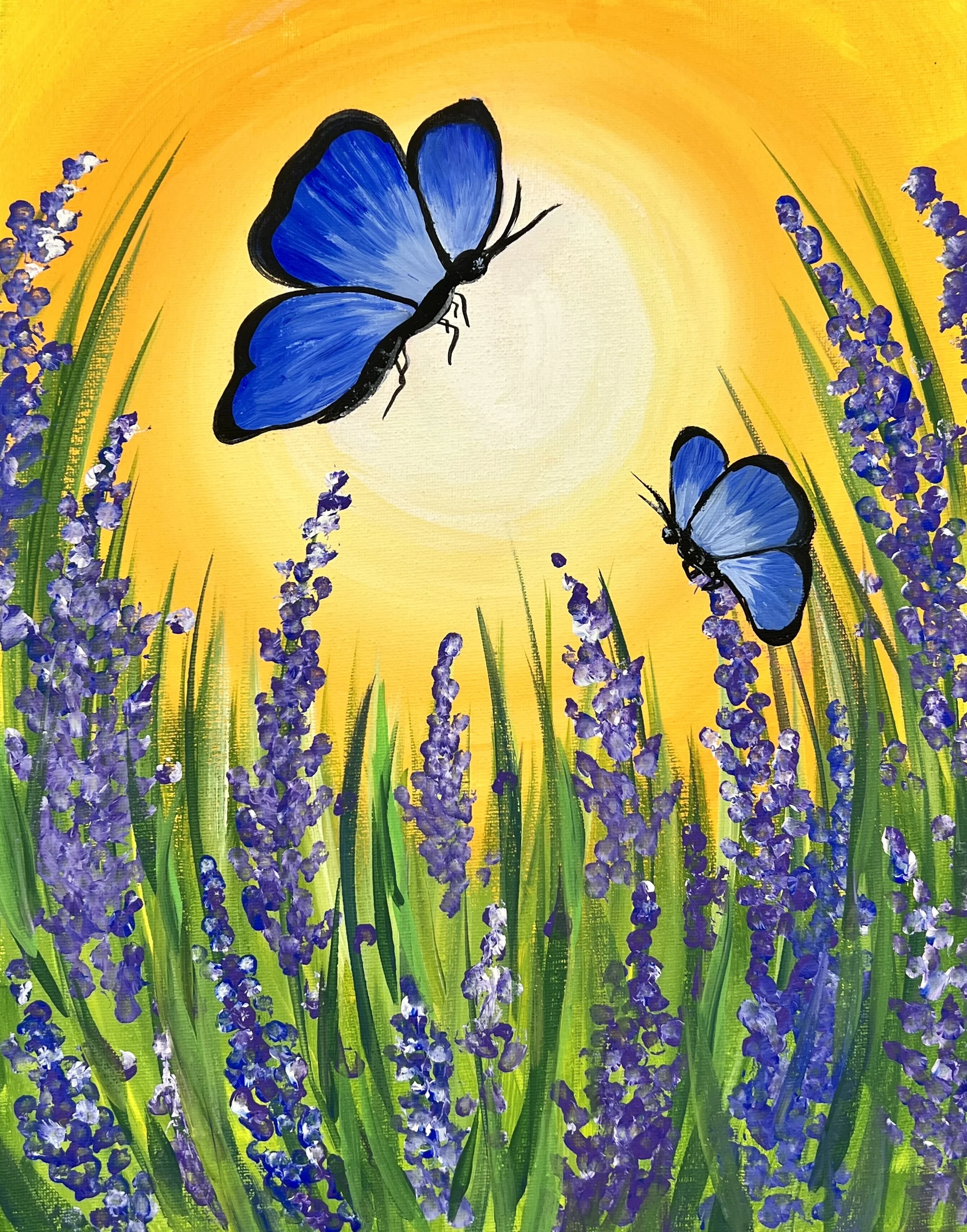 Butterfly Field Paint Class