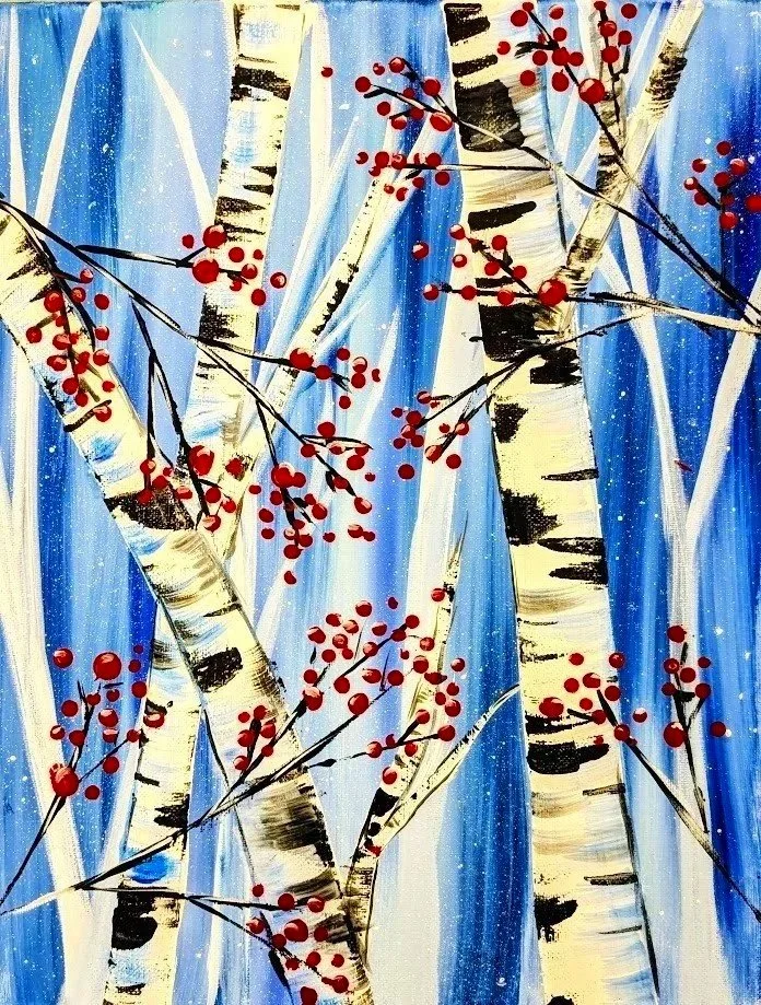 Winter Colors Paint Night