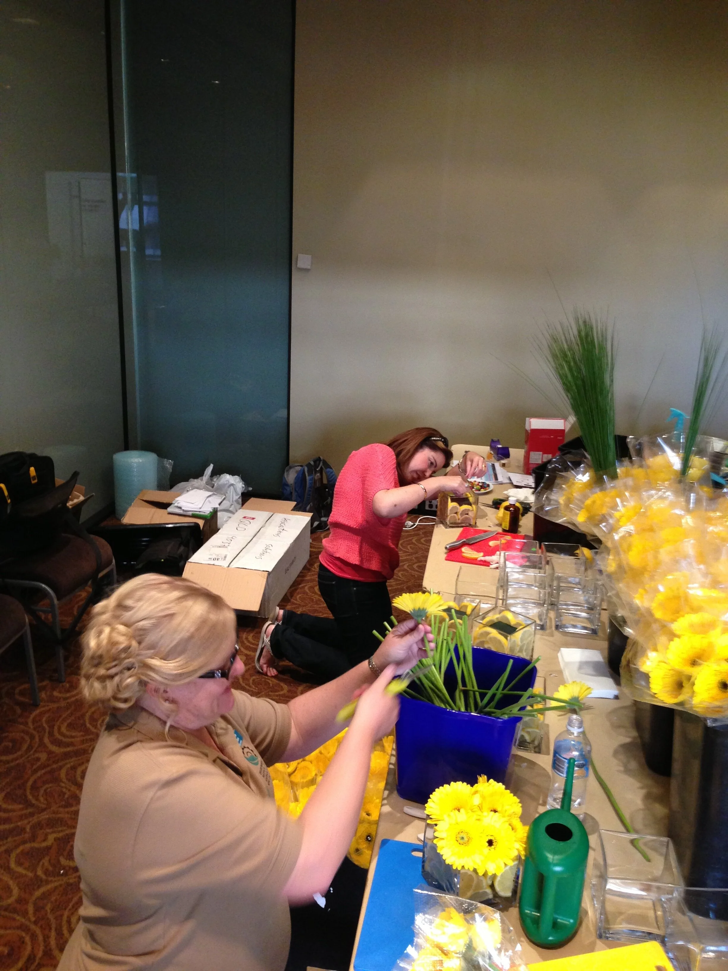 550 flowers for the renovating Matthew ball