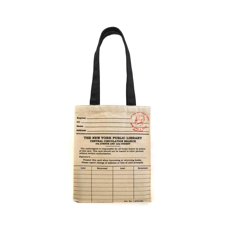 New York Public Library Library Card Tote Bag *LIMITED EDITION