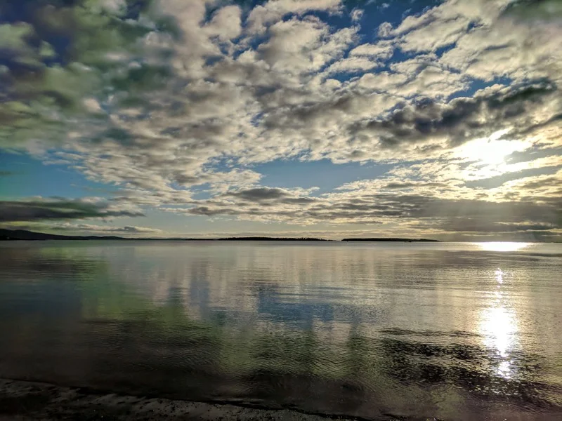 Willows beach mirror