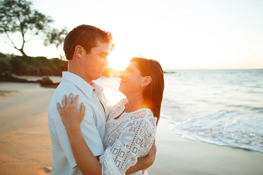 sunset flare maui photography