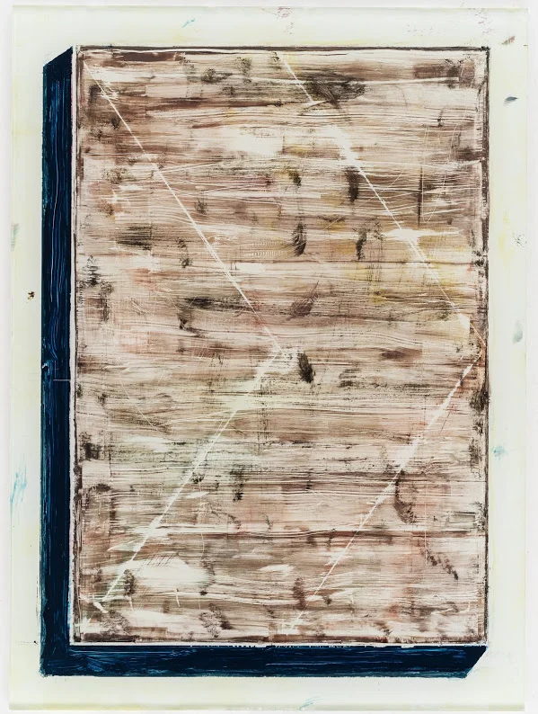 PF 16-024, UNTITLED, 2016, OIL ON GLASS, 30 X 22 CM
