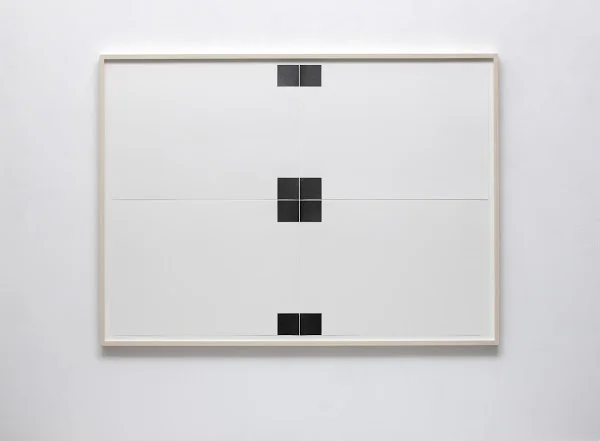 EIGHT CENTER CONNECTION, 2008, PENCIL ON PAPER, 4 PART, EACH 42 X 58,8 CM