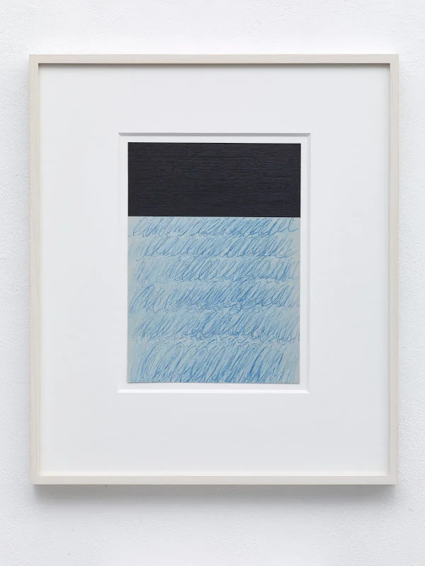 CY, 2016, PAINTSTICK ON PRINTED PAPER, 27 X 29 CM