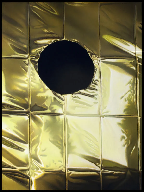 HOLE, 2015, ACRYLIC ON CANVAS, 40 X 30 CM