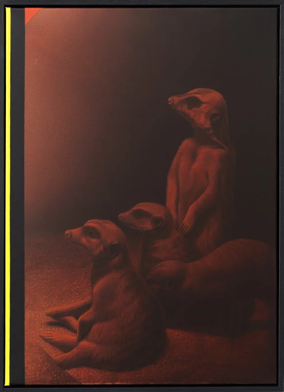 WAITING, 2013, ACRYLIC ON CANVAS, 70 X 50 CM