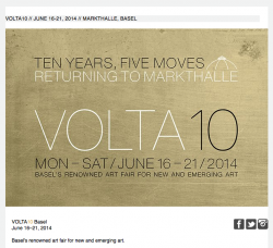 PABLO'S BIRTHDAY AT VOLTA10 BASEL. JUNE 16-21, 2014.