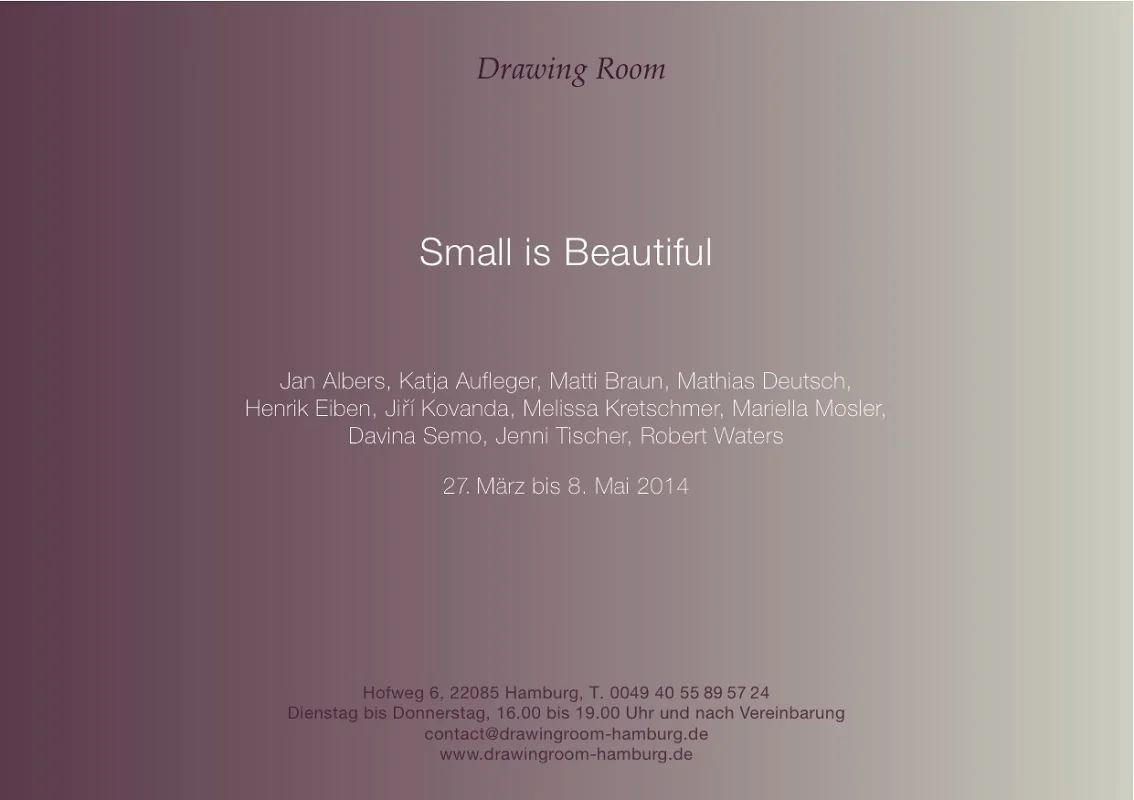 HENRIK EIBEN IN "SMALL IS BEAUTIFUL"