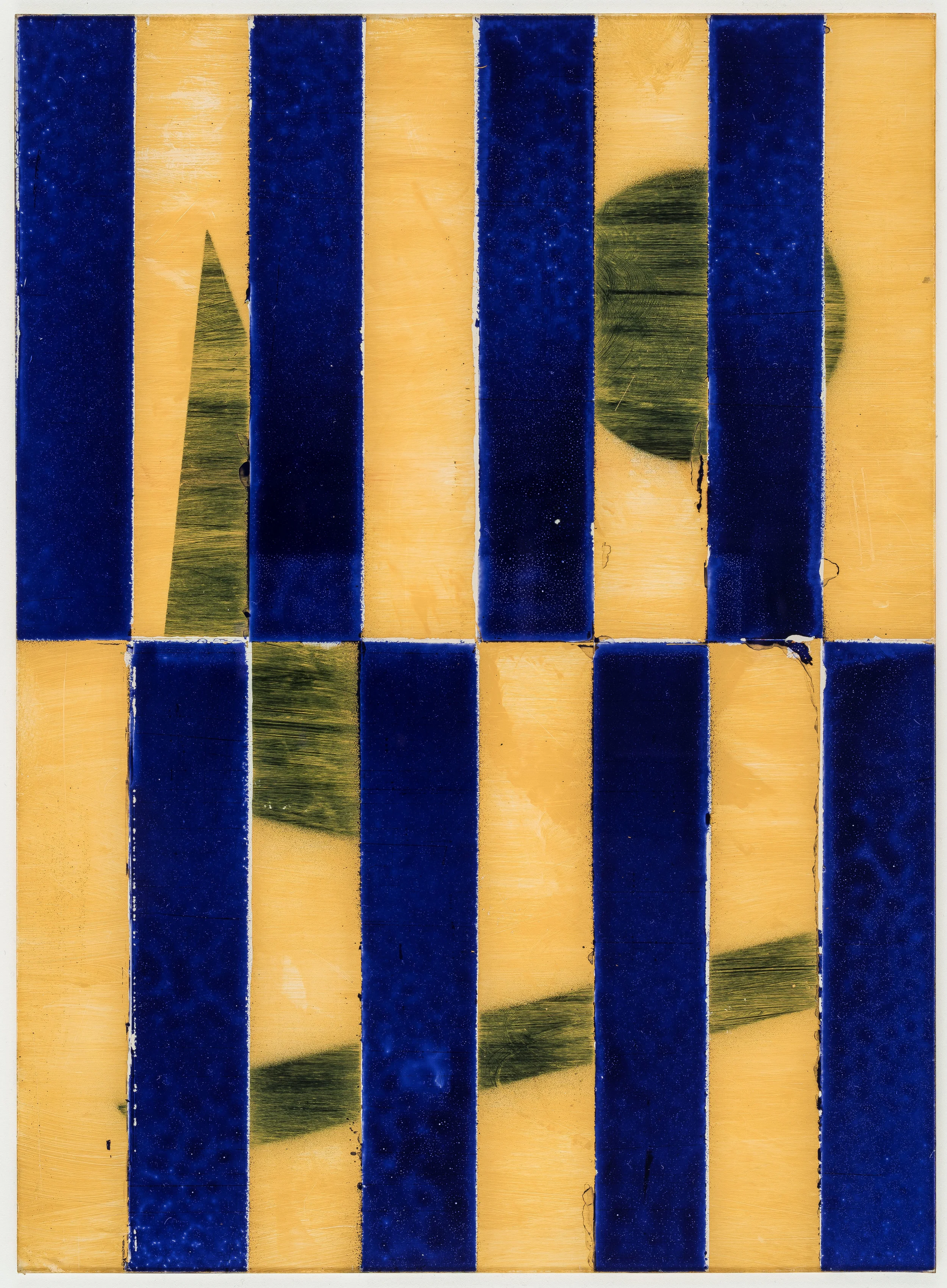 Spielfiguren, 2018, oil on glass, 30 x 22 cm
