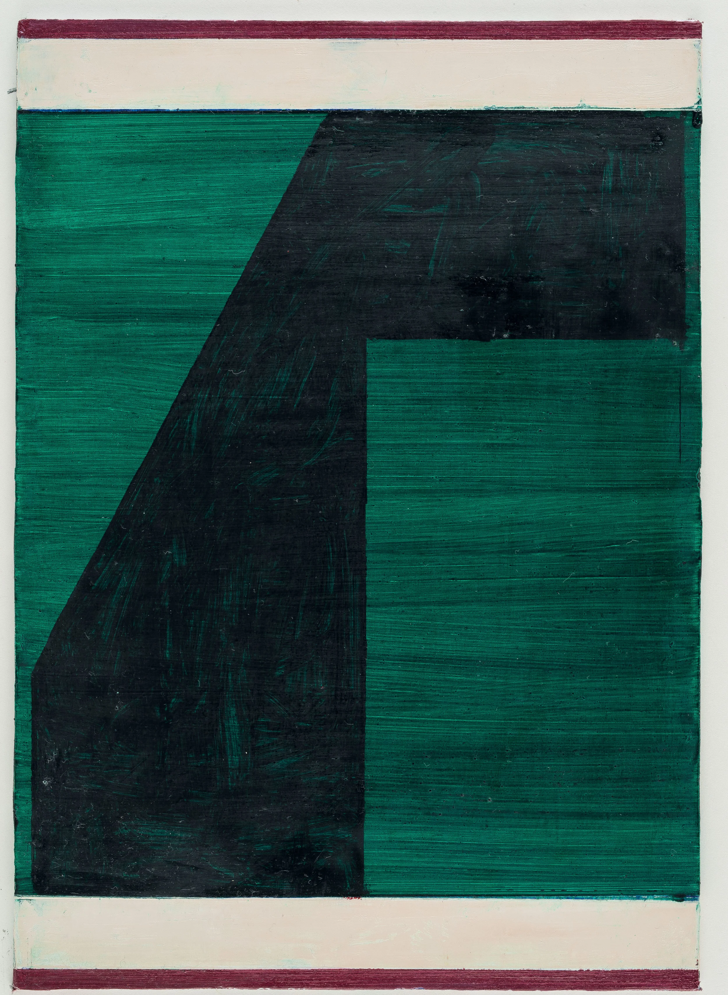 Unterwasser, 2018, oil on canvas on aluminum, 24 x 17cm