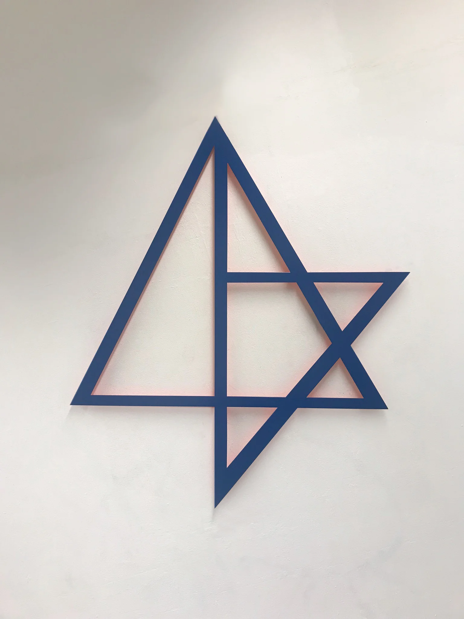 2 2 8 (two to aight), 2019, Powercoated Steel 114 x 93 cm