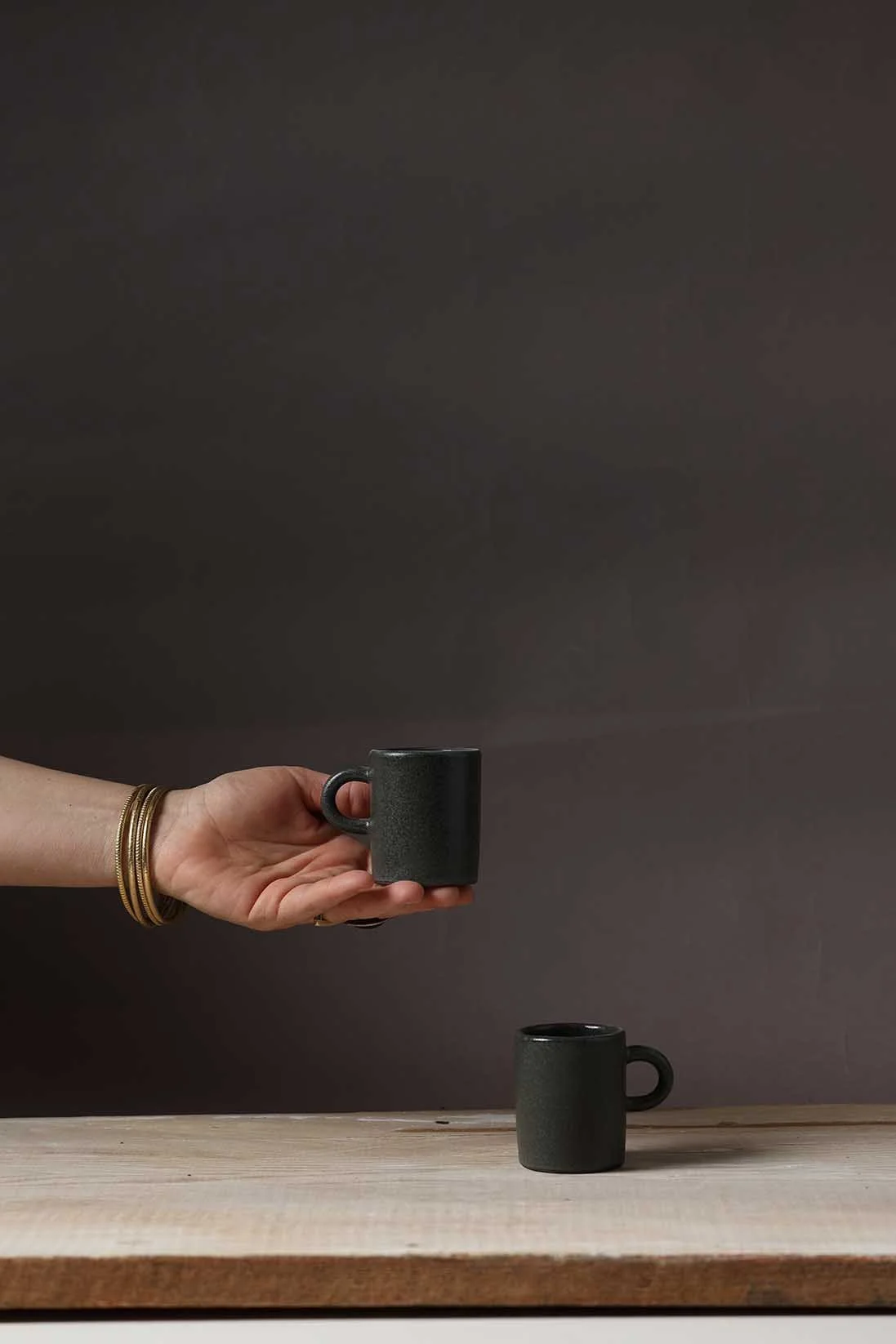 Tasse rustique espresso 90ml- Collection ardoise - Atelier Trema5.jpg
