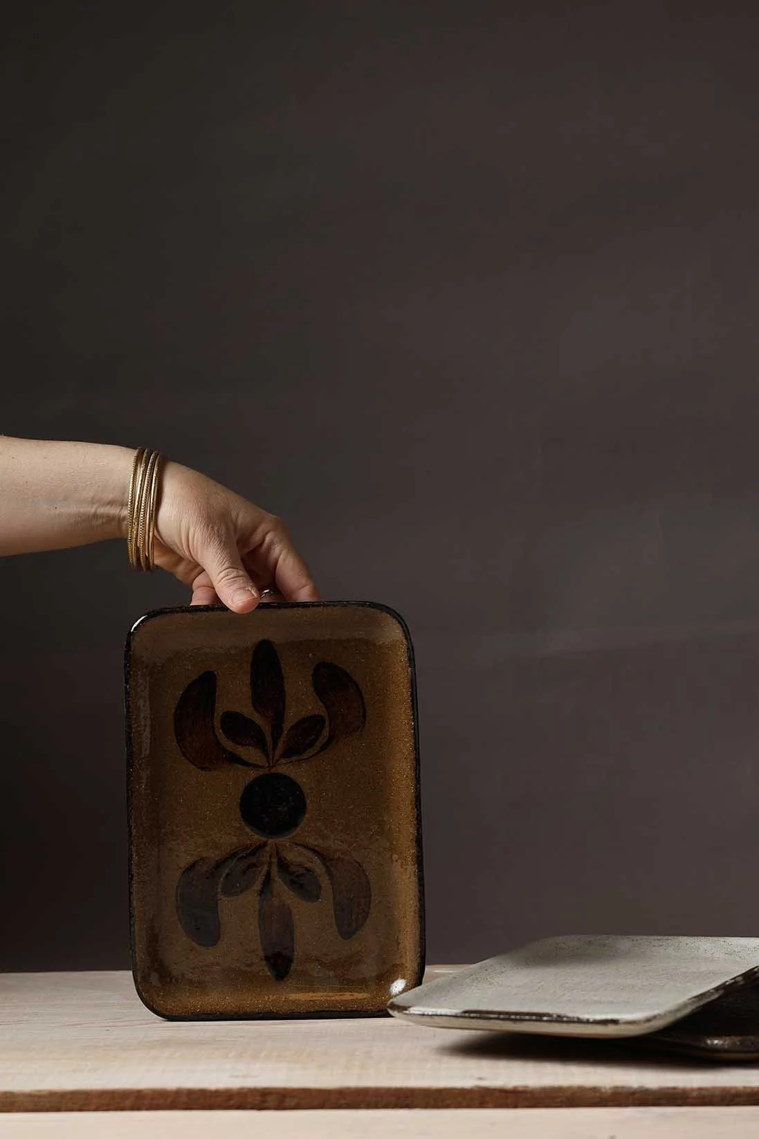 Plateau service - Collection St-Armand - fleur - Atelier Trema2.jpg