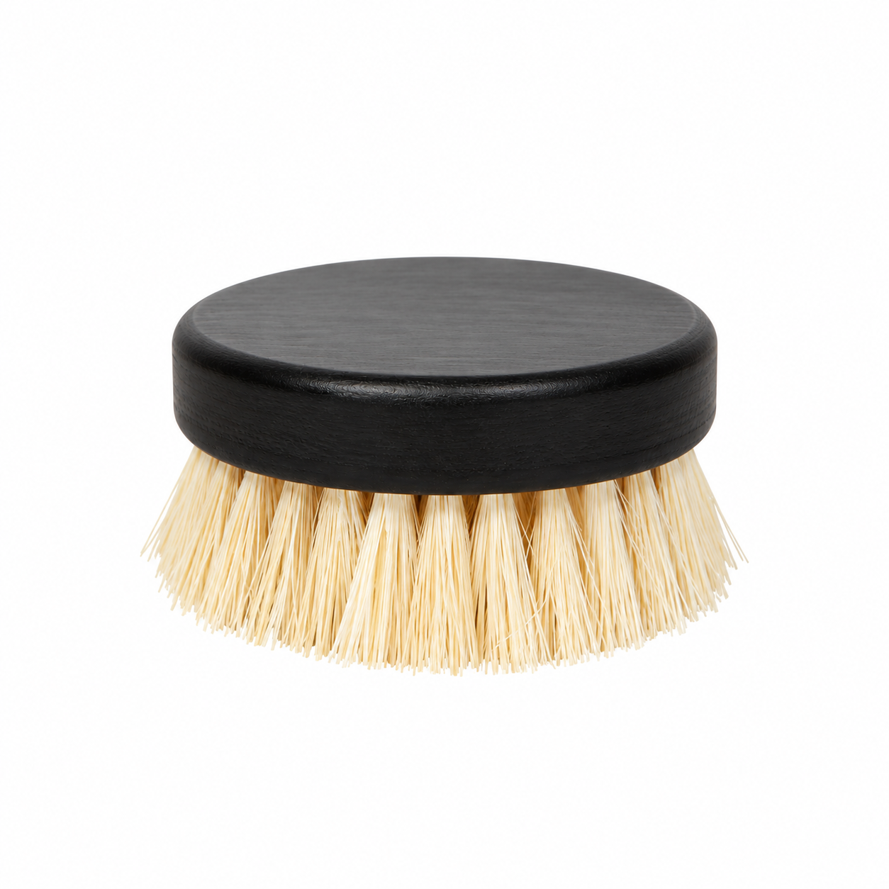 Brosse ronde en bois noir