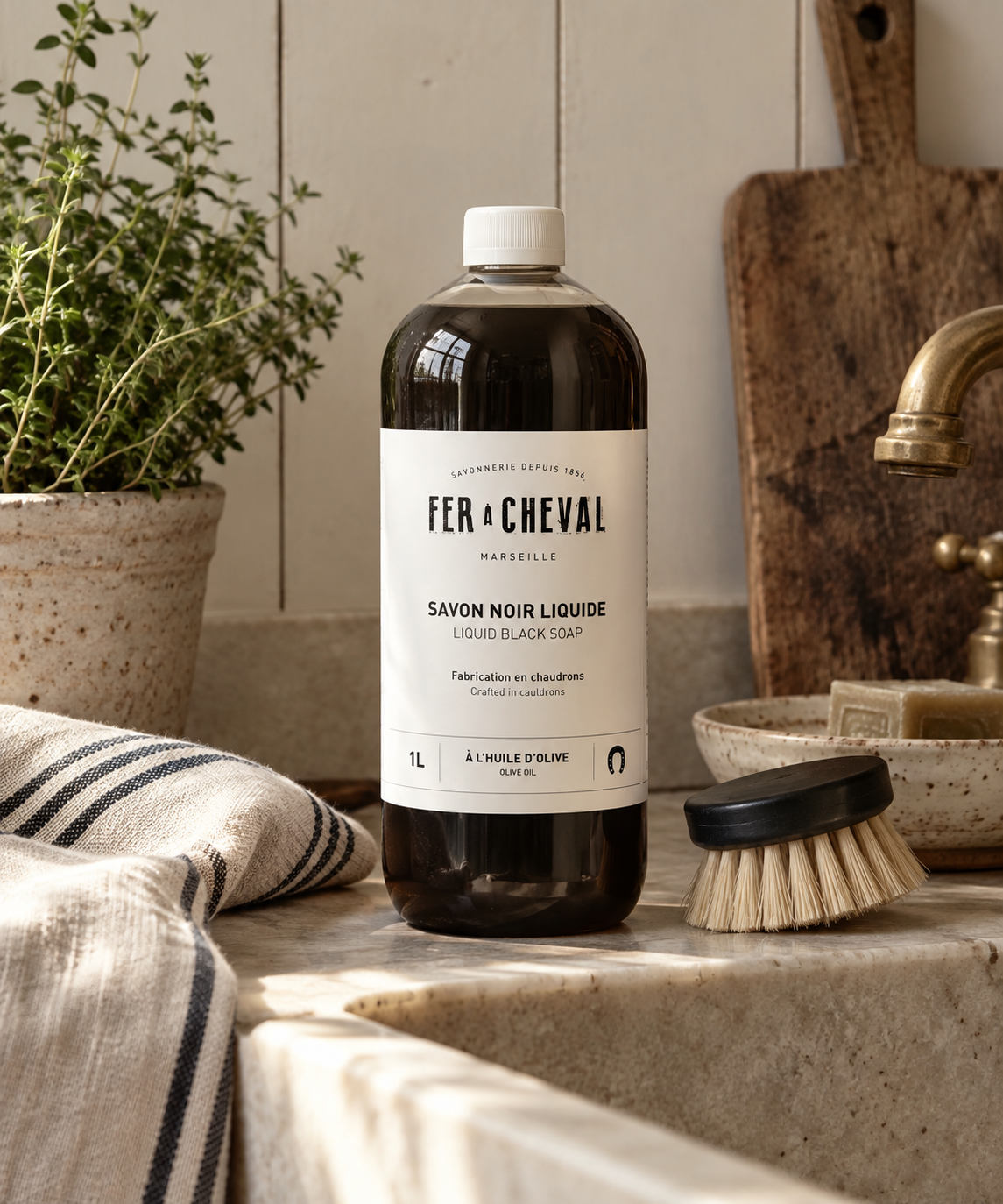Savon noir 1L - Fer à Cheval