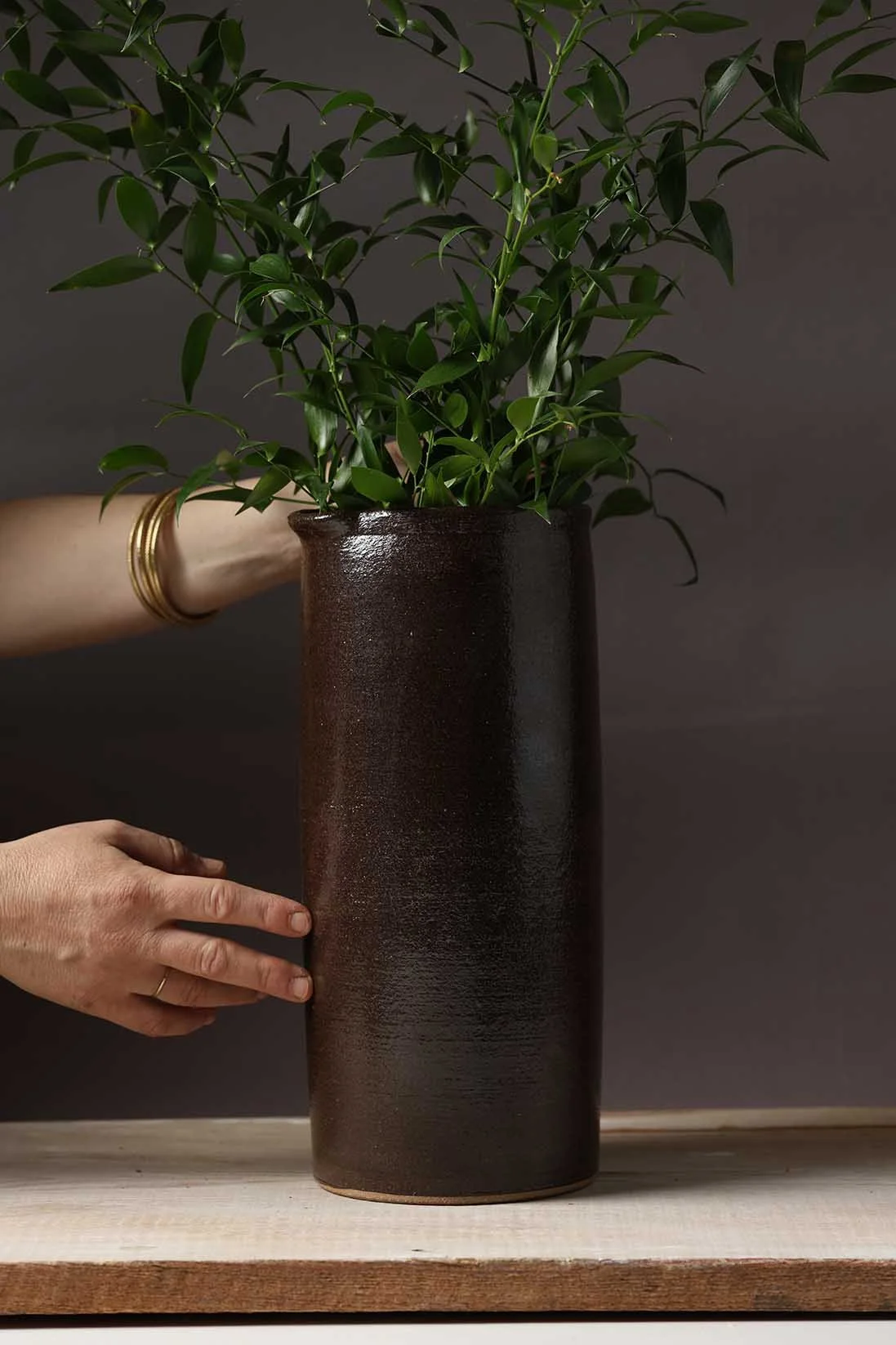 Double Vase - Collection St-Armand - brun- Atelier Trema2.jpg