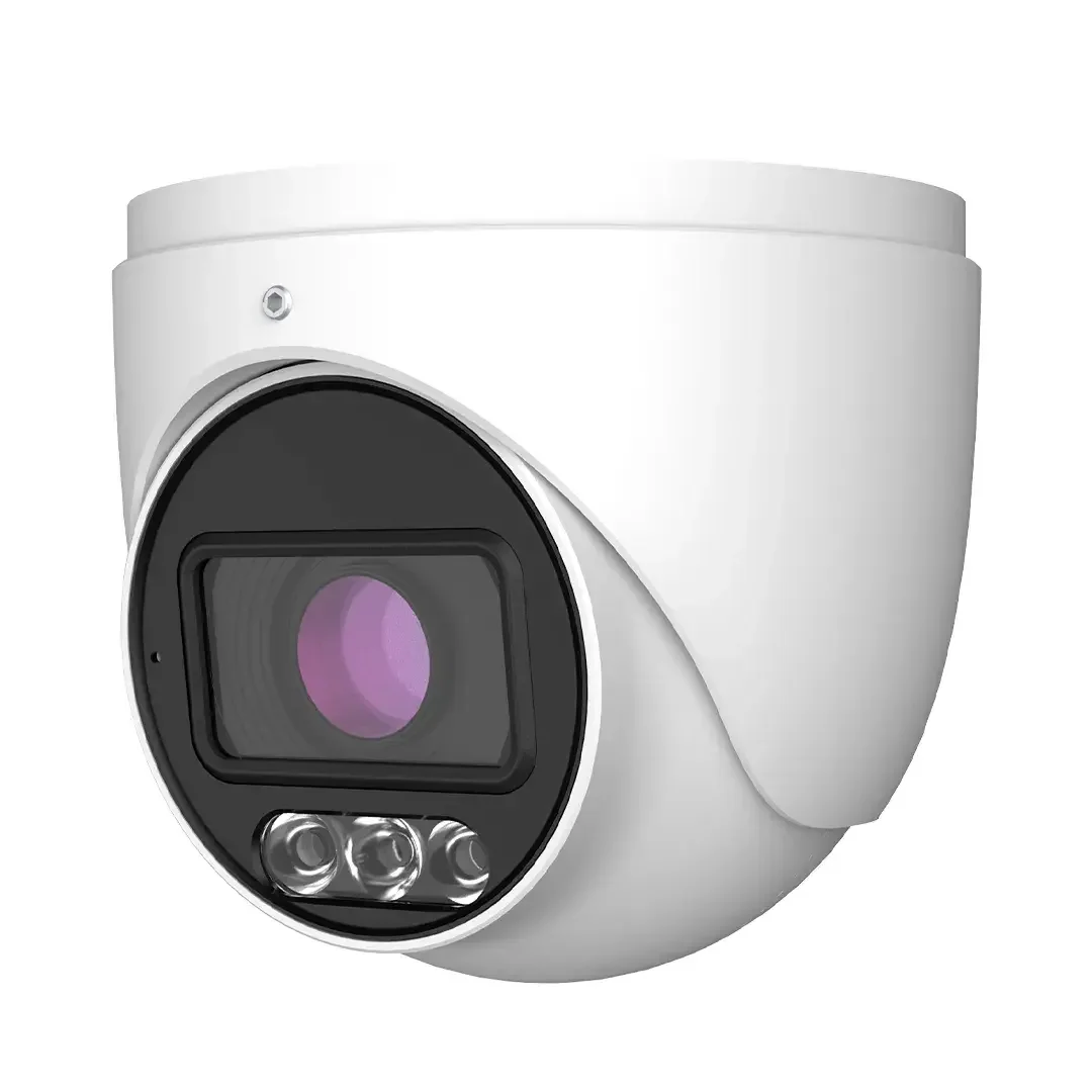 White Titanium Dark X turret security camera.
