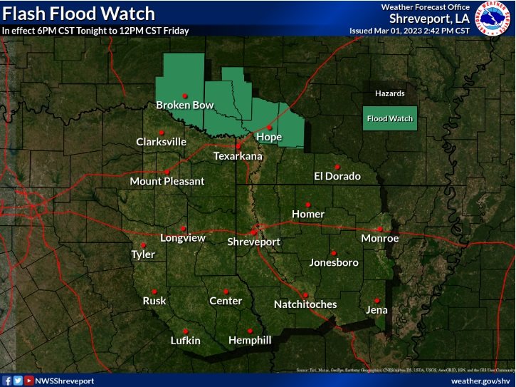 Louisiana Precipitation for 3 hrs ending Saturday 11 Nov at 12pm CST