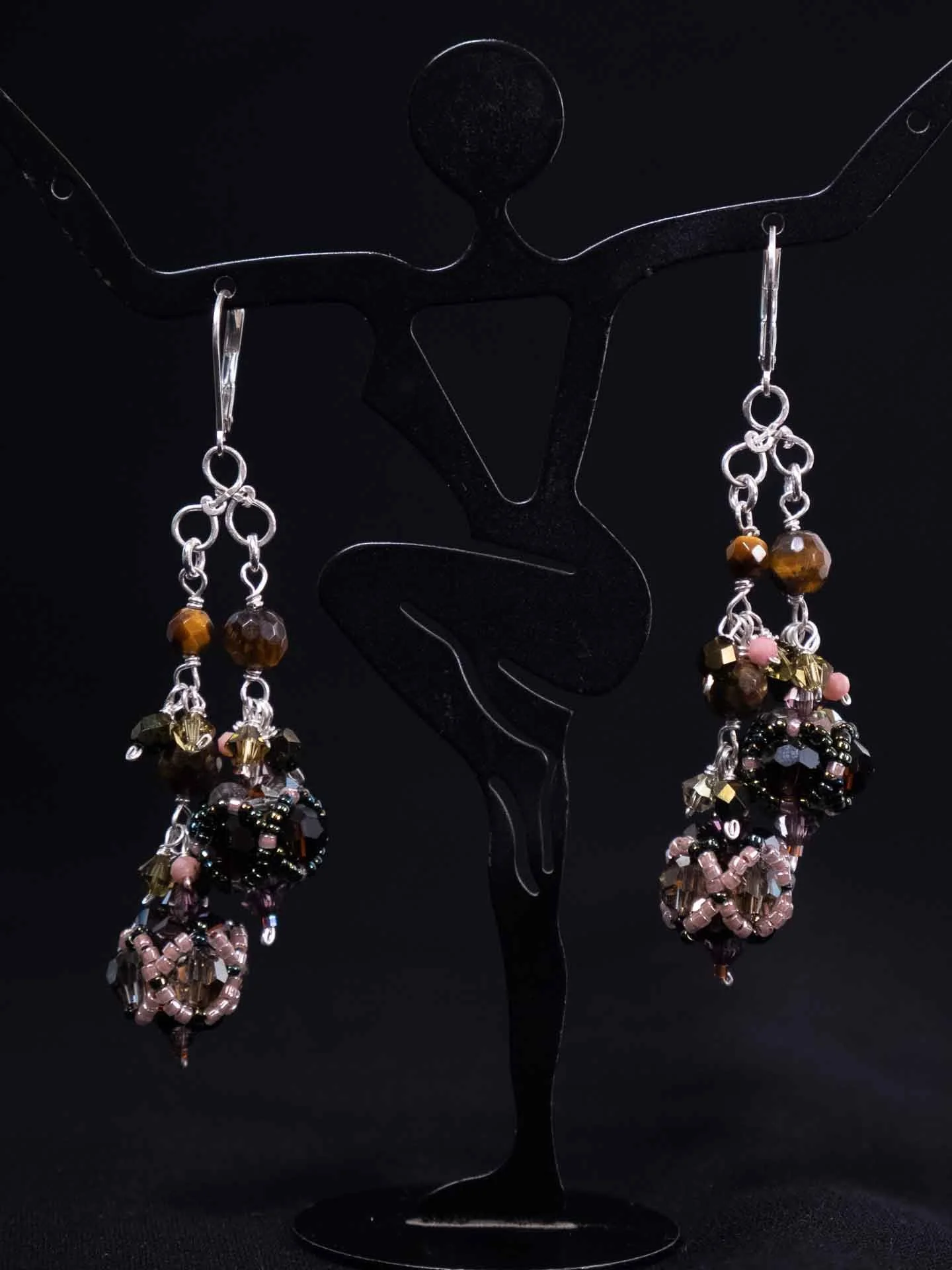 taupe,diamond, pink beaded beads switch double as dangles.jpg