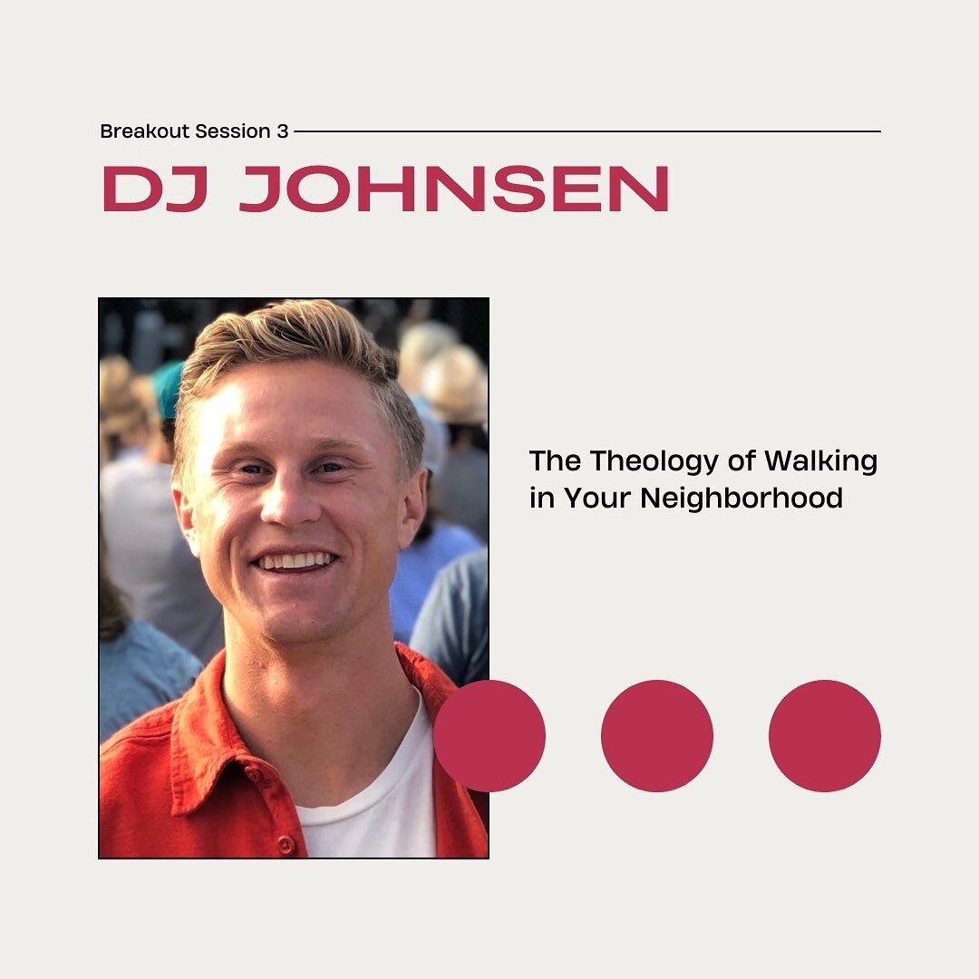 Local Pastor DJ Johnsen will lead this active practice of understanding how to serve your local neighborhoods. Sign up today!