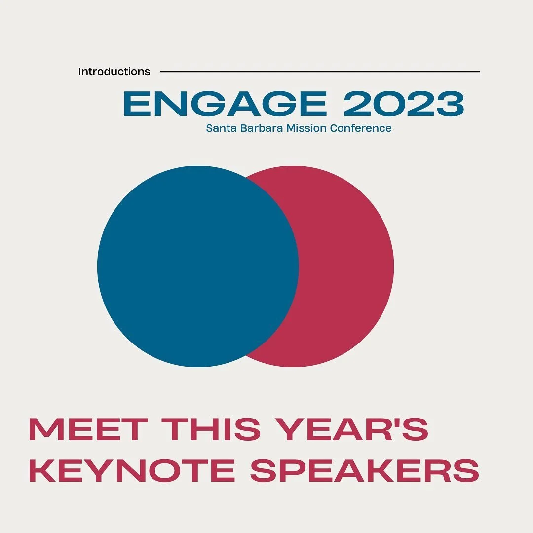The Santa Barbara Mission Conference is back for its 21st year! 

This year the theme is&hellip;ENGAGE. 

Scroll through to get a sneak peek at our two keynote speakers!
Registration begins October 30th. #mission #engage