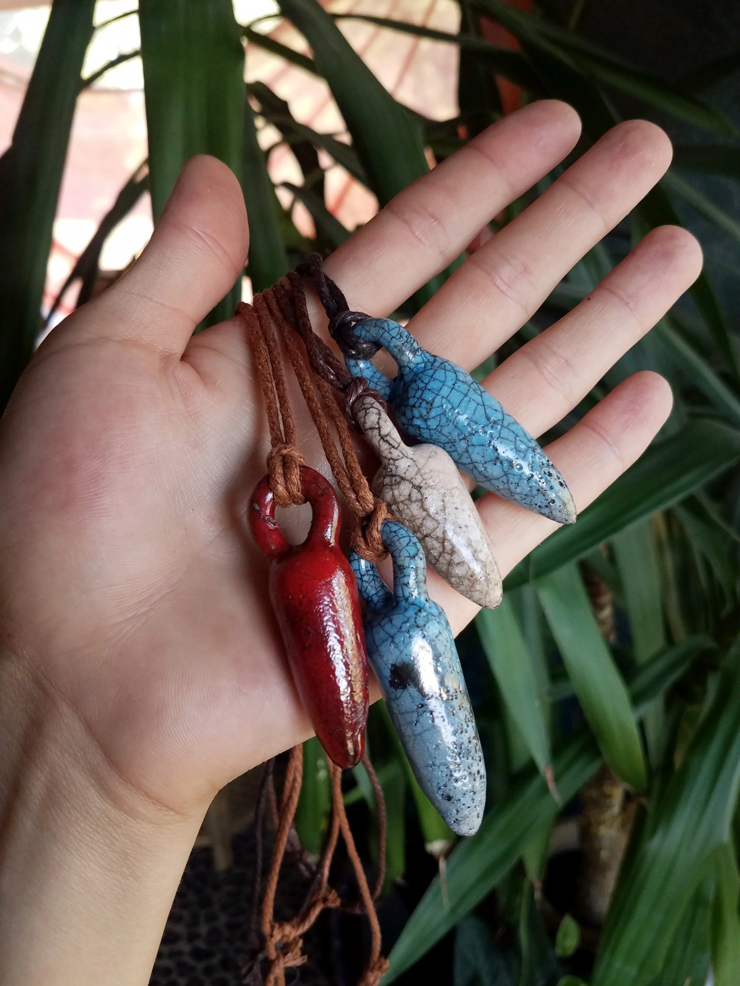 "Raku Pendants" 2020