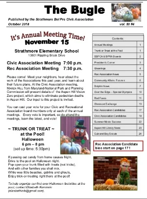 Fall 2018 Bugle is here!