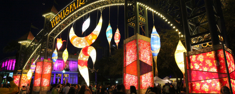 Luminaria , contemporary art festival 