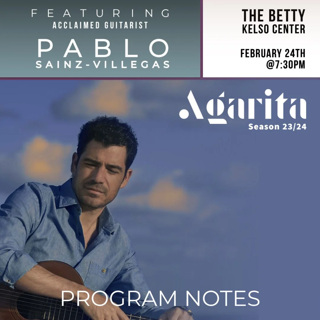      

 
      Program    Henrique Oswald | Quintet for Piano and Strings Op. 18 | Allegro moderato     Heitor Villa-Lobos | Bachianas Brasileiras No. 5         Agustín Barrios | Un Sueño en la Floresta    Astor Piazzolla | Four Seasons |  Invierno P