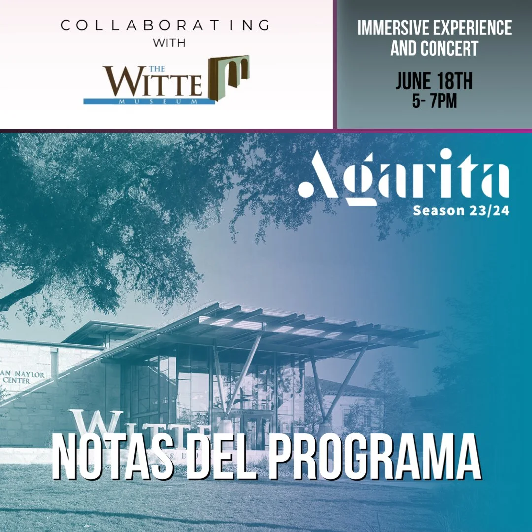      

 
     En su primera colaboración inmersiva con el Museo Witte, Agarita interpreta un programa inspirado en la exposición especial del Witte, Sobreviviendo al Espacio: Astronautas y Asteroides, a las 6 p.m. después de una serie de actuaciones 