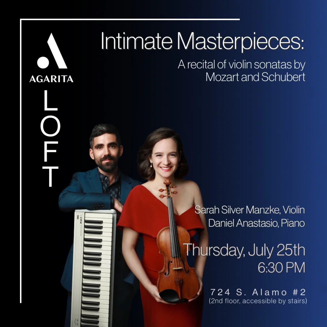 Intimate Masterpieces: A recital of violin sonatas by Mozart and Schubert