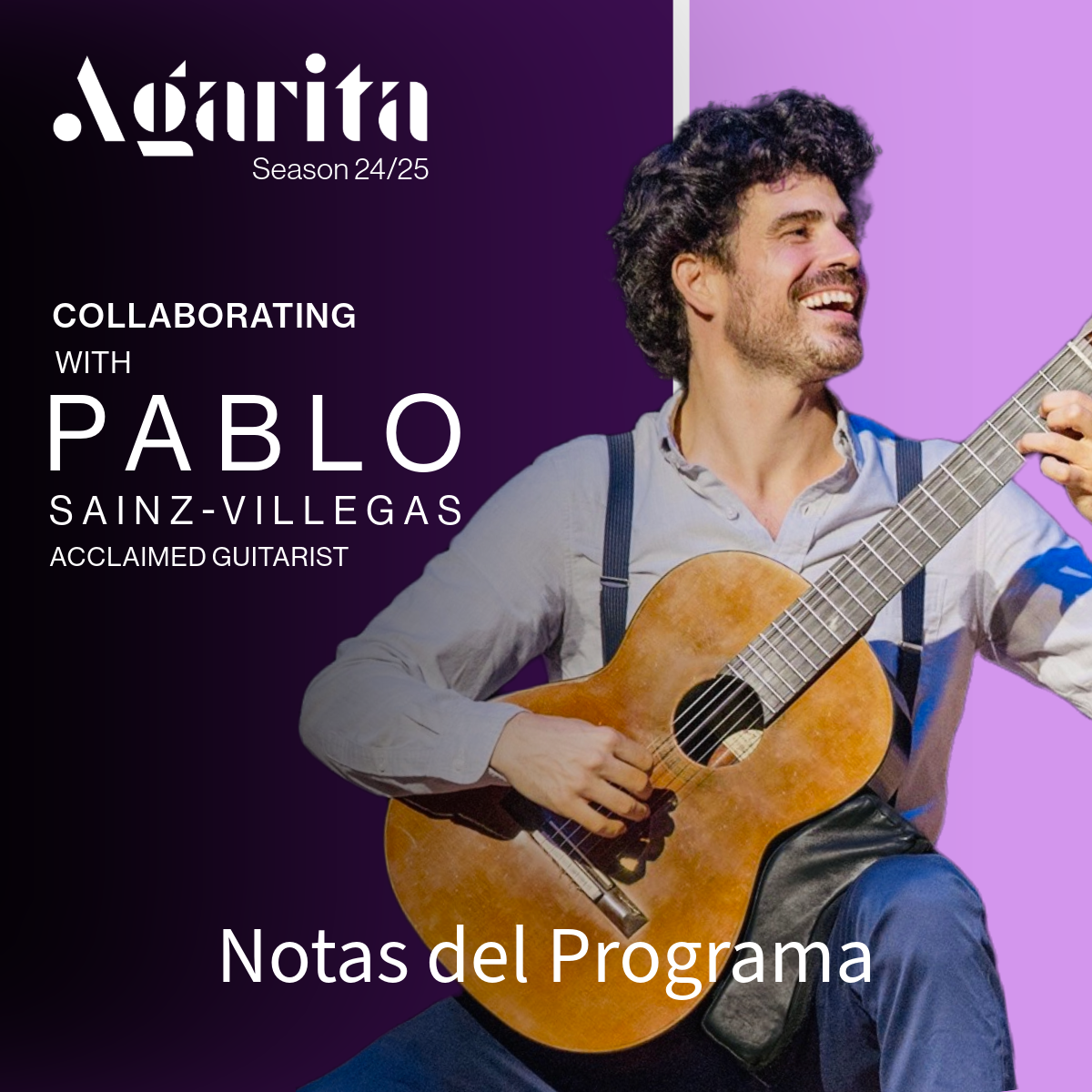      &nbsp;    

 
   Programa   Andrea Casarrubios  | Quinteto para Piano | Abundance  Astor Piazzolla  | Oblivion  arr. David Galvez   Astor Piazzolla  | Bordel 1900  Astor Piazzolla  | Cuatro Estaciones | Verano  Francisco Tárrega  | Gran Jota  Cl