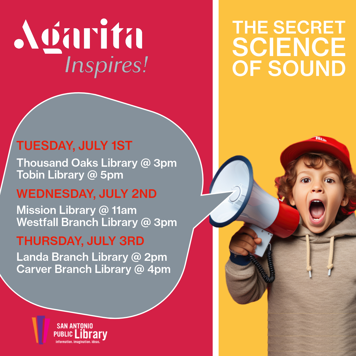 Agarita Inspires! at SAPL