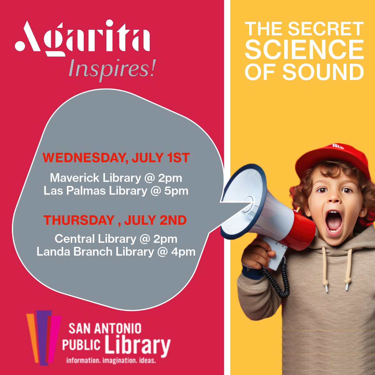 Agarita Inspires! at Libraries