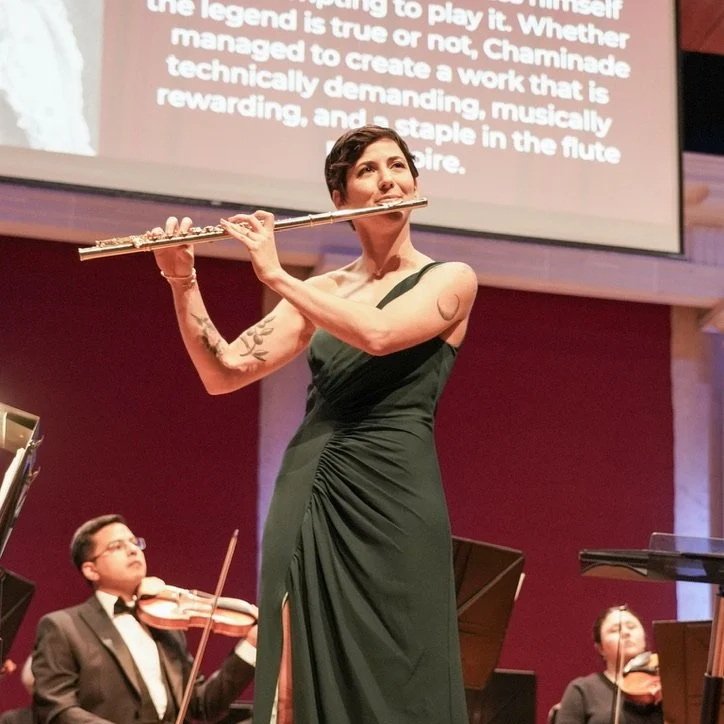 Jessica Petrasek, flute 