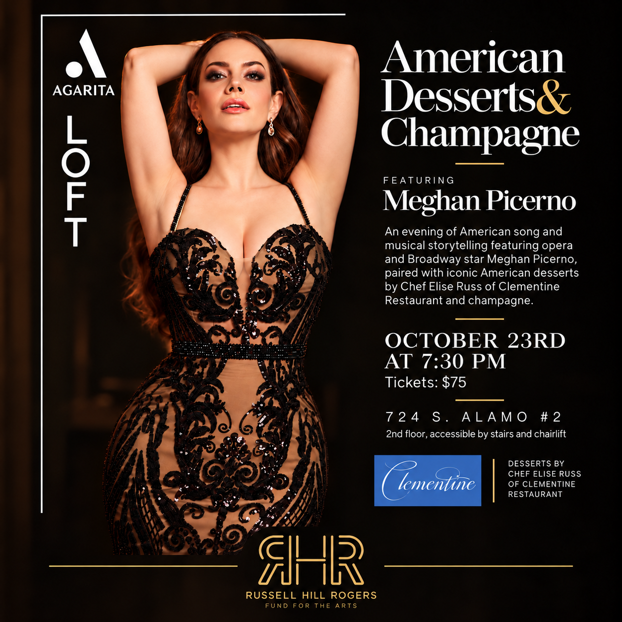 Ticketed Event: American Desserts &amp; Champagne, featuring Meghan Picerno