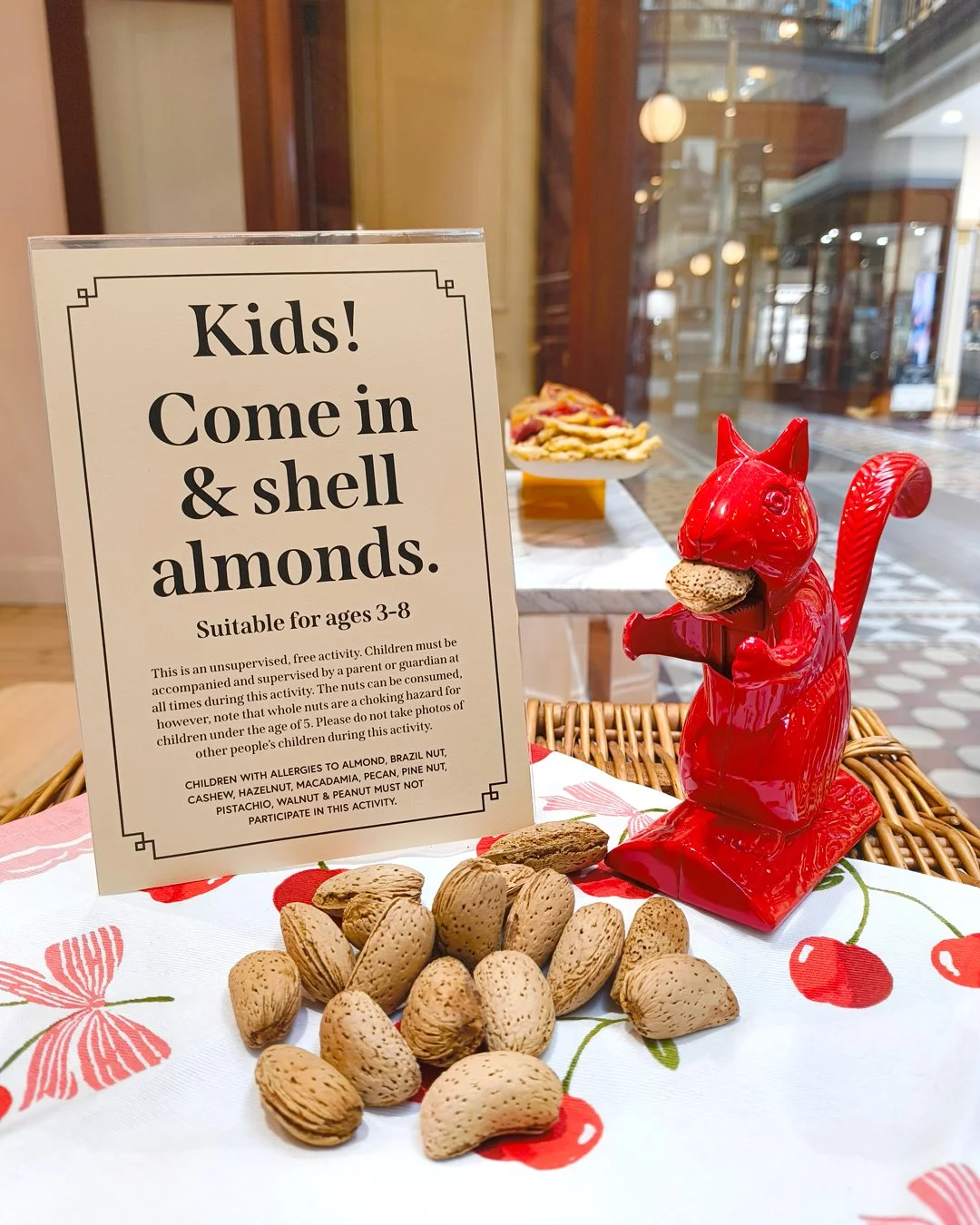 🐿❤️ Back by popular demand this January! Kids are loving this free, hands-on holiday activity&mdash;getting a taste of the fun their parents and grandparents enjoyed growing up.

Did you know the @cityofmarion was once filled with almond trees in or