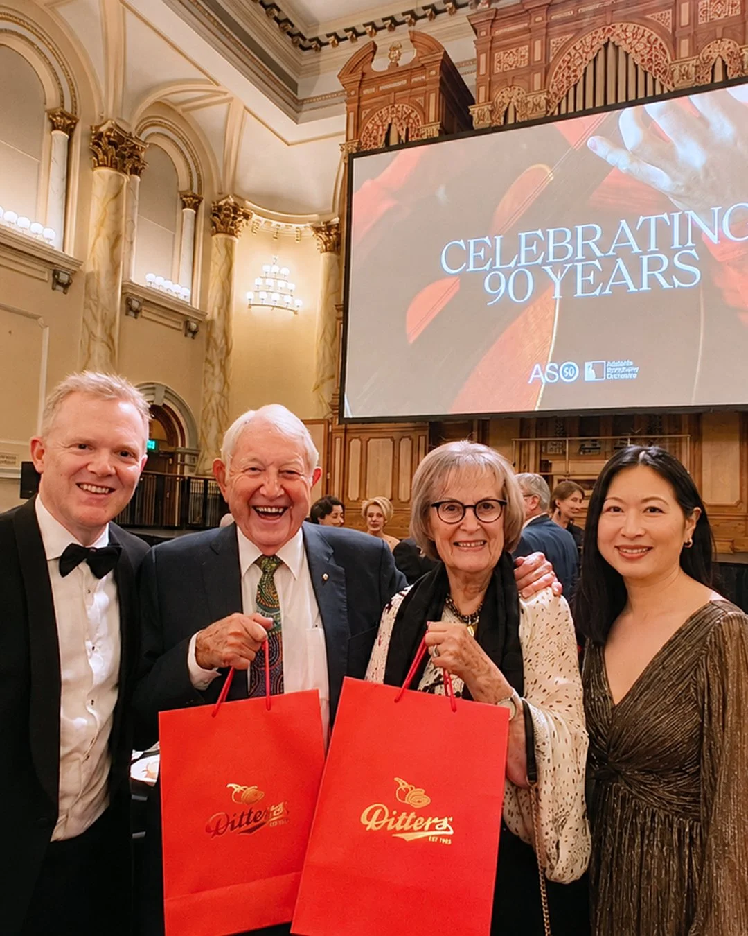 We had the pleasure of attending the Adelaide Symphony Orchestra's 90th Anniversary Gala Dinner as proud corporate partners of ASO.

For 90 years, the Adelaide Symphony Orchestra has brought people together through the shared experience of music. We 
